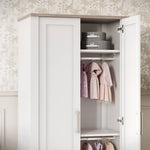 Silver Cross Valencia 3 Piece Nursery Set with Cot Bed, Dresser & Wardrobe