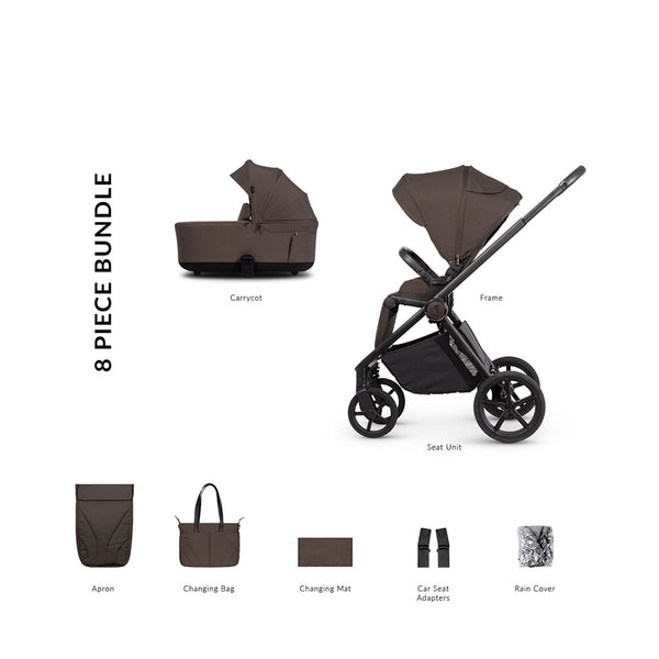 Venicci Claro 2 Essential Bundle - Chocolate Bundle 