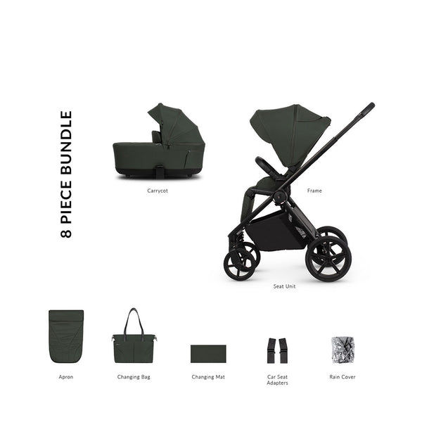 Venicci Claro 2 Essential Bundle - Forest Bundle 