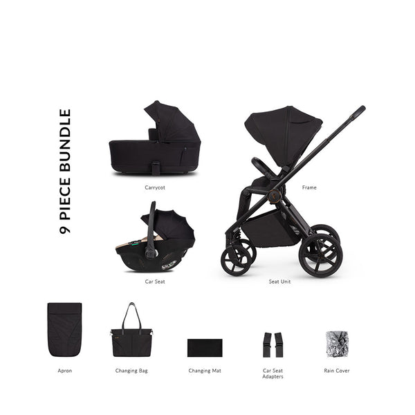 Venicci Claro 2 Comfort Bundle with Tiago Beige - Noir