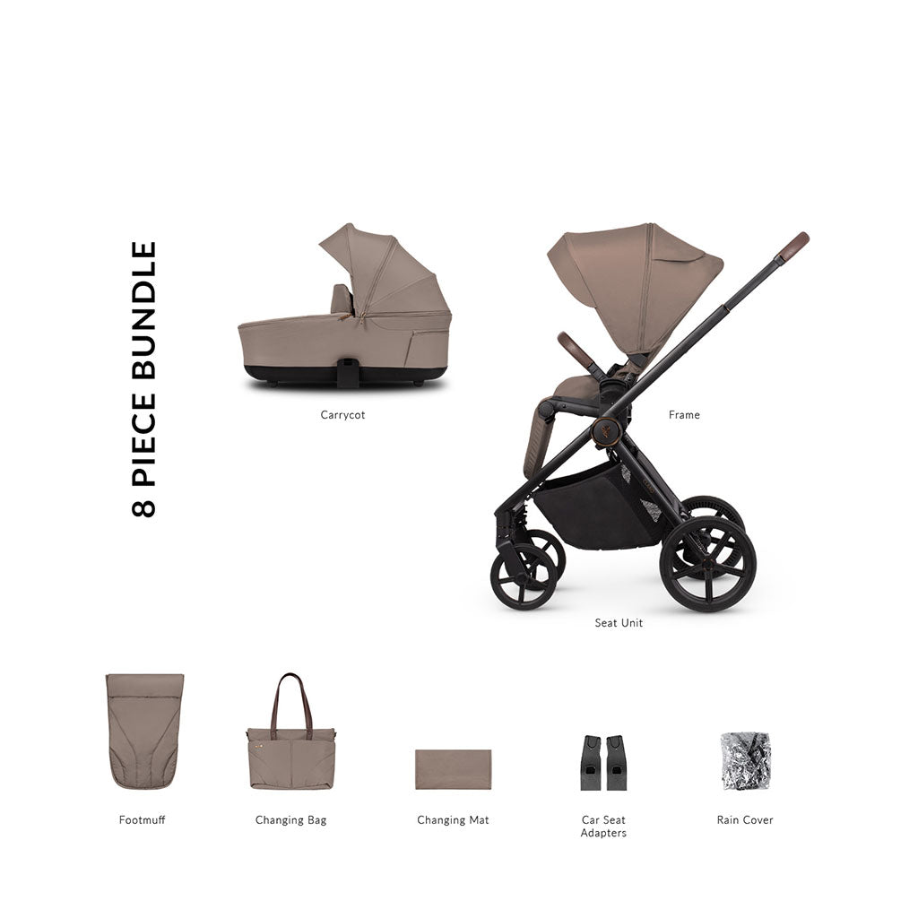 Venicci Claro 2 in 1 Pushchair - Almond