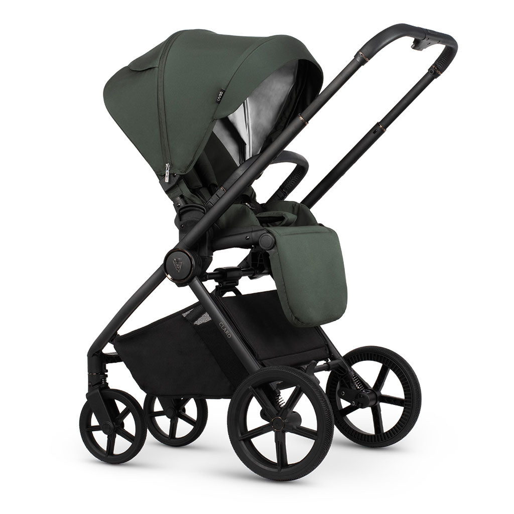 Venicci Claro 3 in 1 Pushchair with Tiago Black Car Seat - Forest