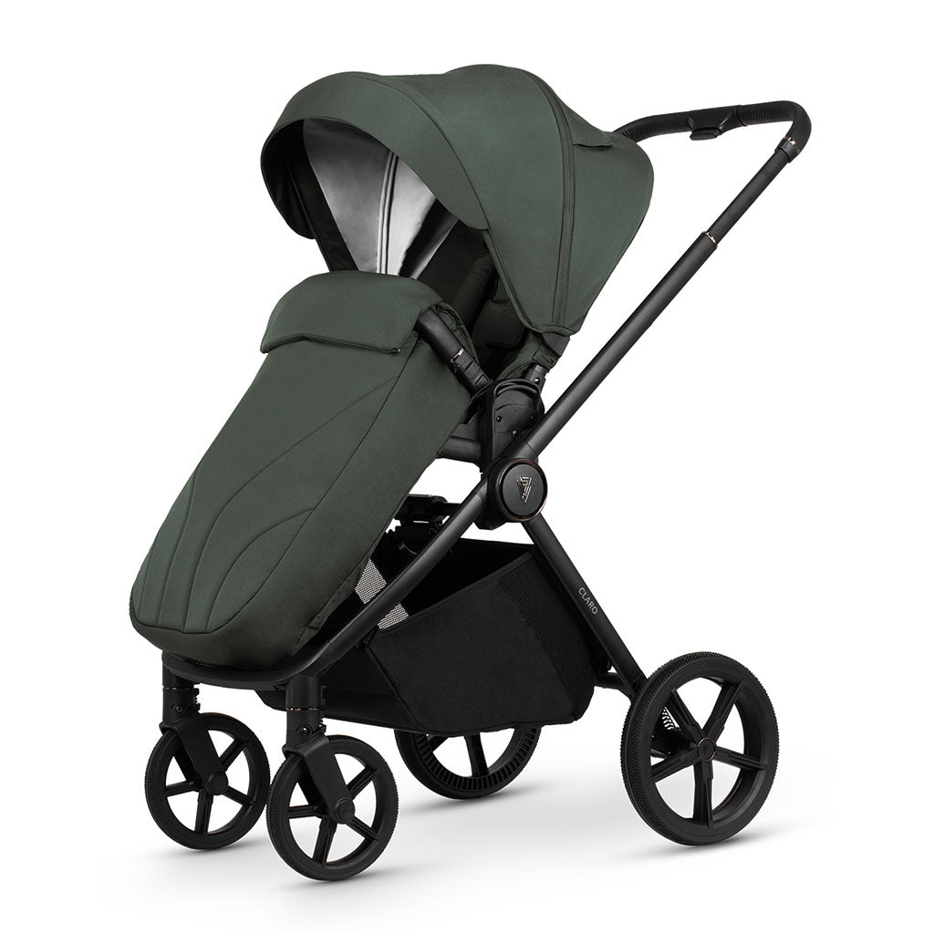 Venicci Claro 3 in 1 Pushchair with Tiago Black Car Seat - Forest