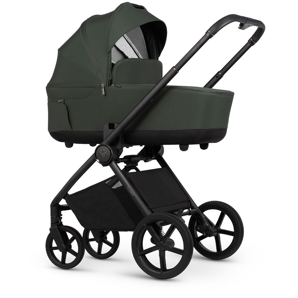 Venicci Claro 3 in 1 Pushchair with Tiago Black Car Seat - Forest