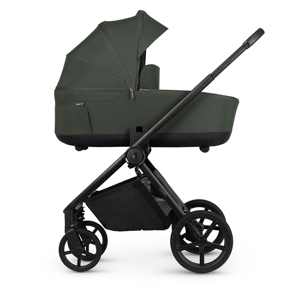 Venicci Claro 3 in 1 Pushchair with Tiago Black Car Seat - Forest