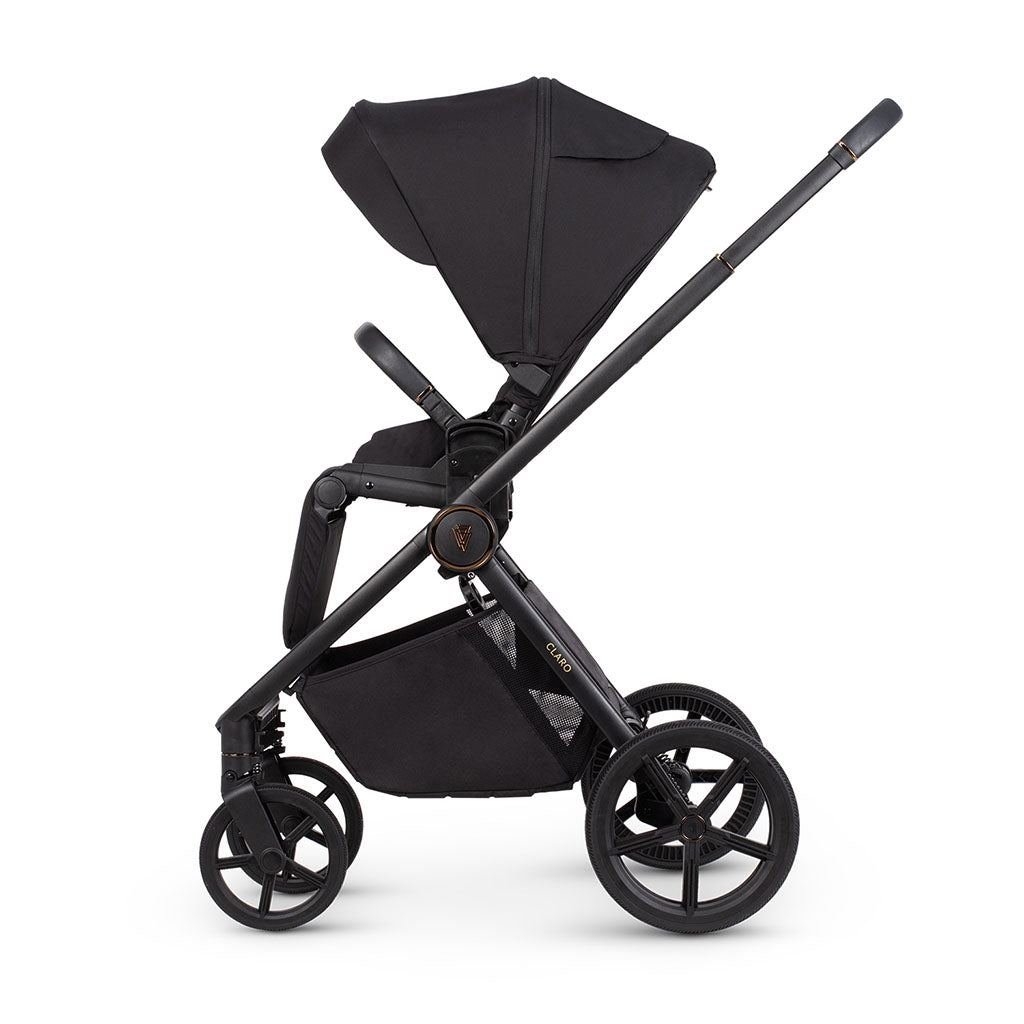 Venicci Claro 3 in 1 Pushchair with Tiago Black Car Seat - Noir