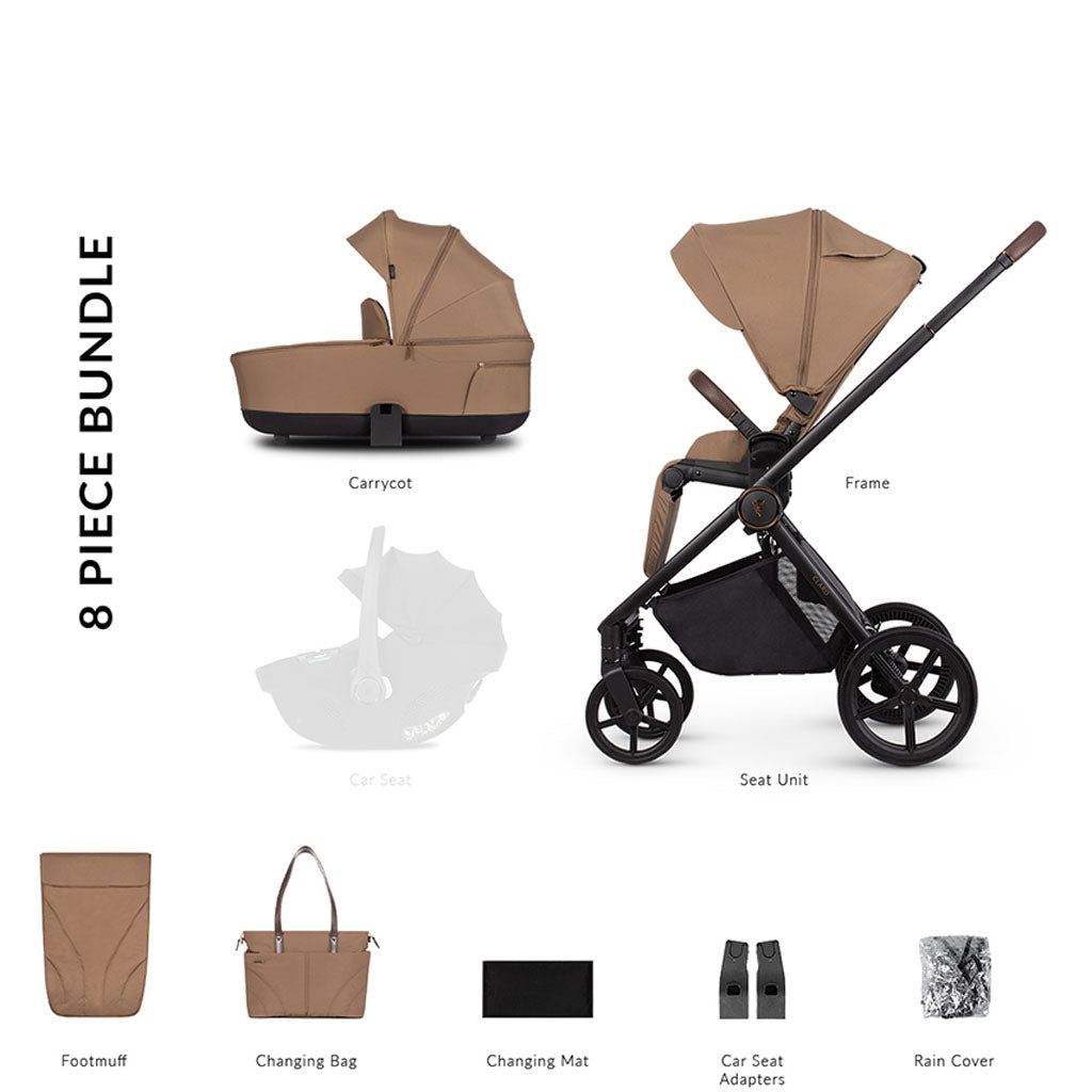 Venicci Claro 2 in 1 Pushchair - Caramel