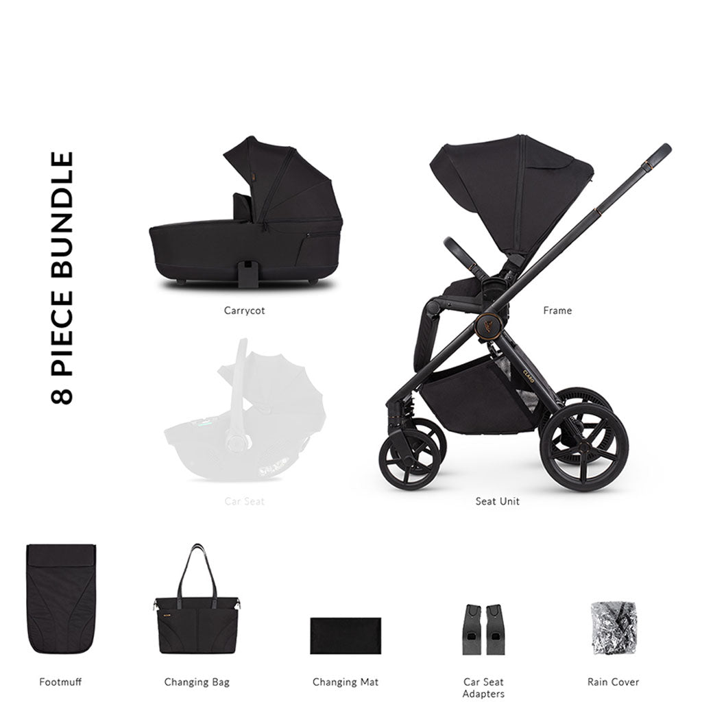 Venicci Claro 2 in 1 Pushchair - Noir