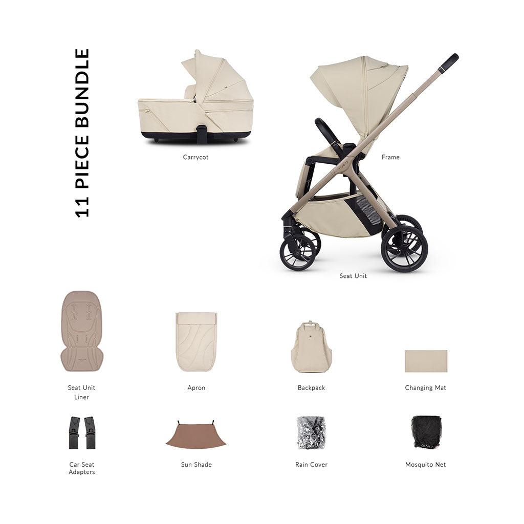 Venicci Tila 2in1 Essential Bundle Sabbia Cream