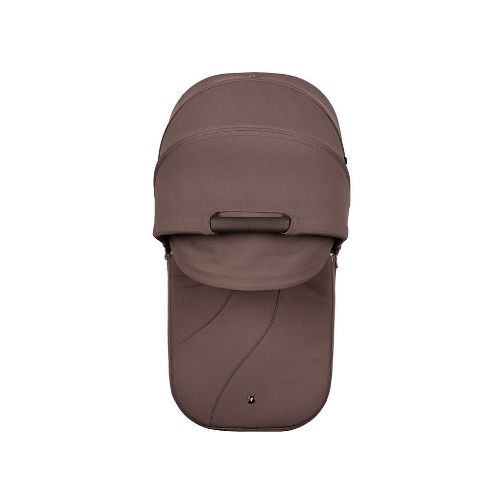 Venicci Tila Carrycot top view in Noce - Chocolate