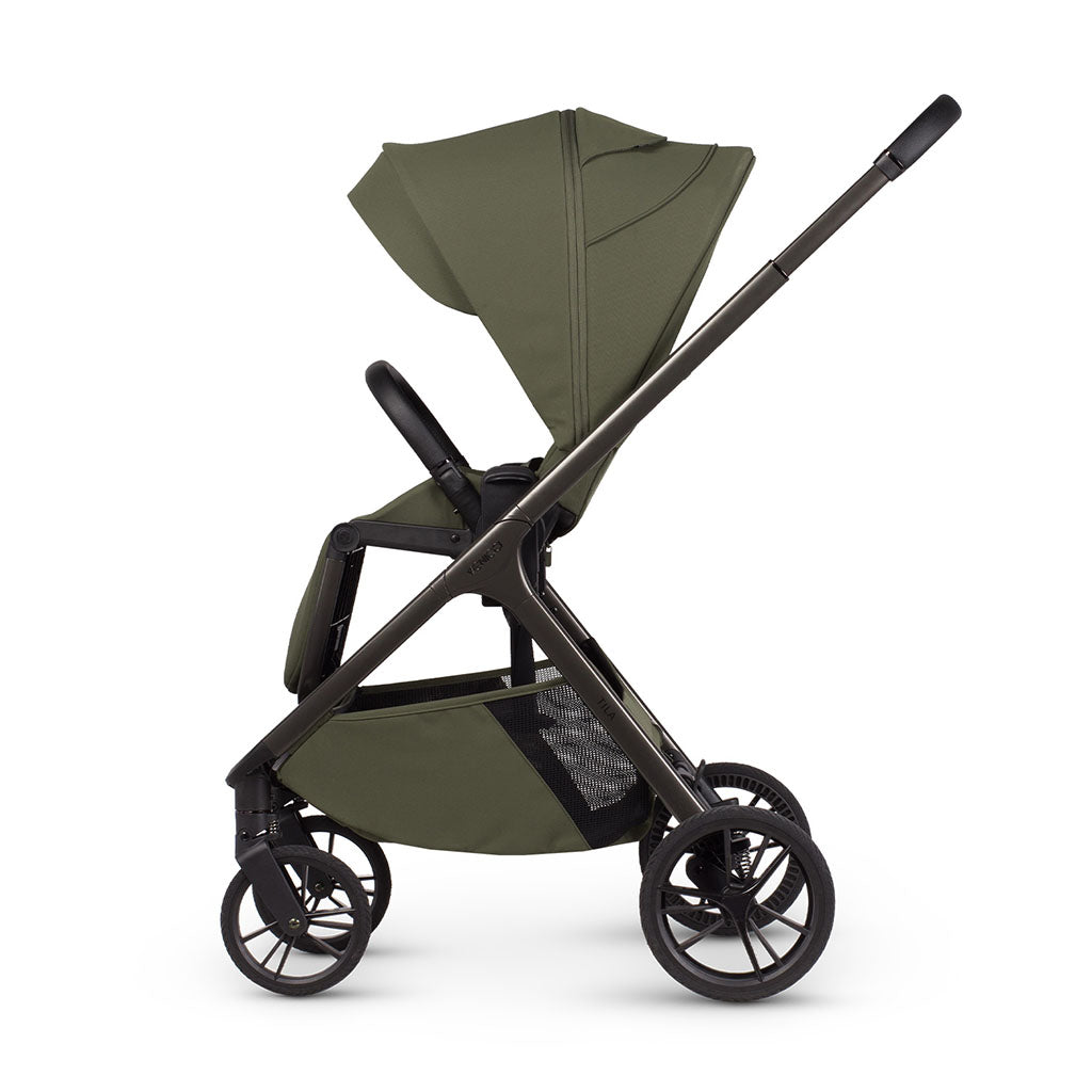 Venicci Tila 4in1 Luxury Bundle with Tiago Beige Car Seat and Base - Olive