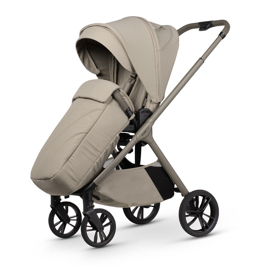 Venicci Tila 4in1 Luxury Bundle with Tiago Beige Car Seat and Base - Latte