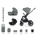 Venicci Upline 2 - 3 in 1 Pushchair with Tiago Car Seat - Aloe