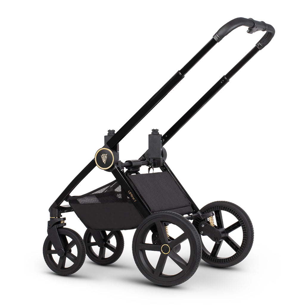 Venicci Upline 2 - 2 in 1 Pushchair - All Black