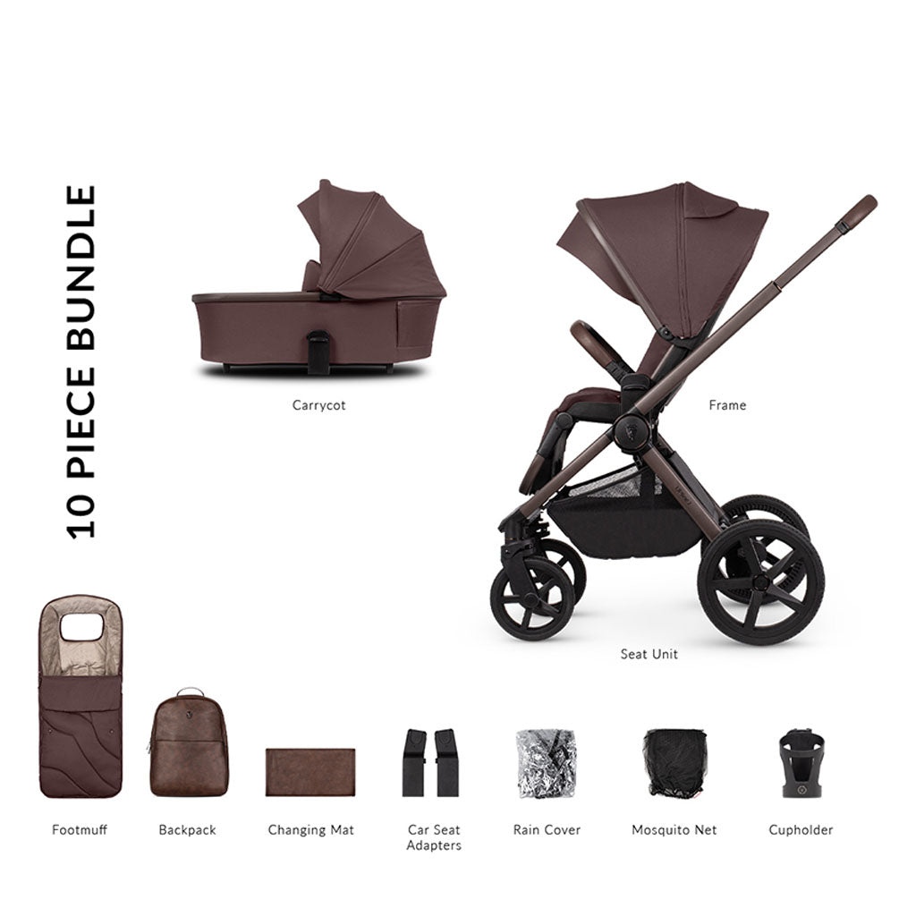 Venicci Upline 2 - 2 in 1 SE Pushchair - Burgundy