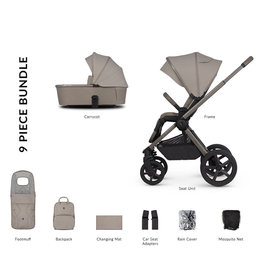 Venicci Upline 2 - 2 in 1 Pushchair - Taupe