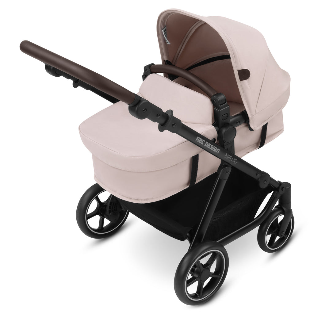 ABC Design Migno Dolls Pram - Berry