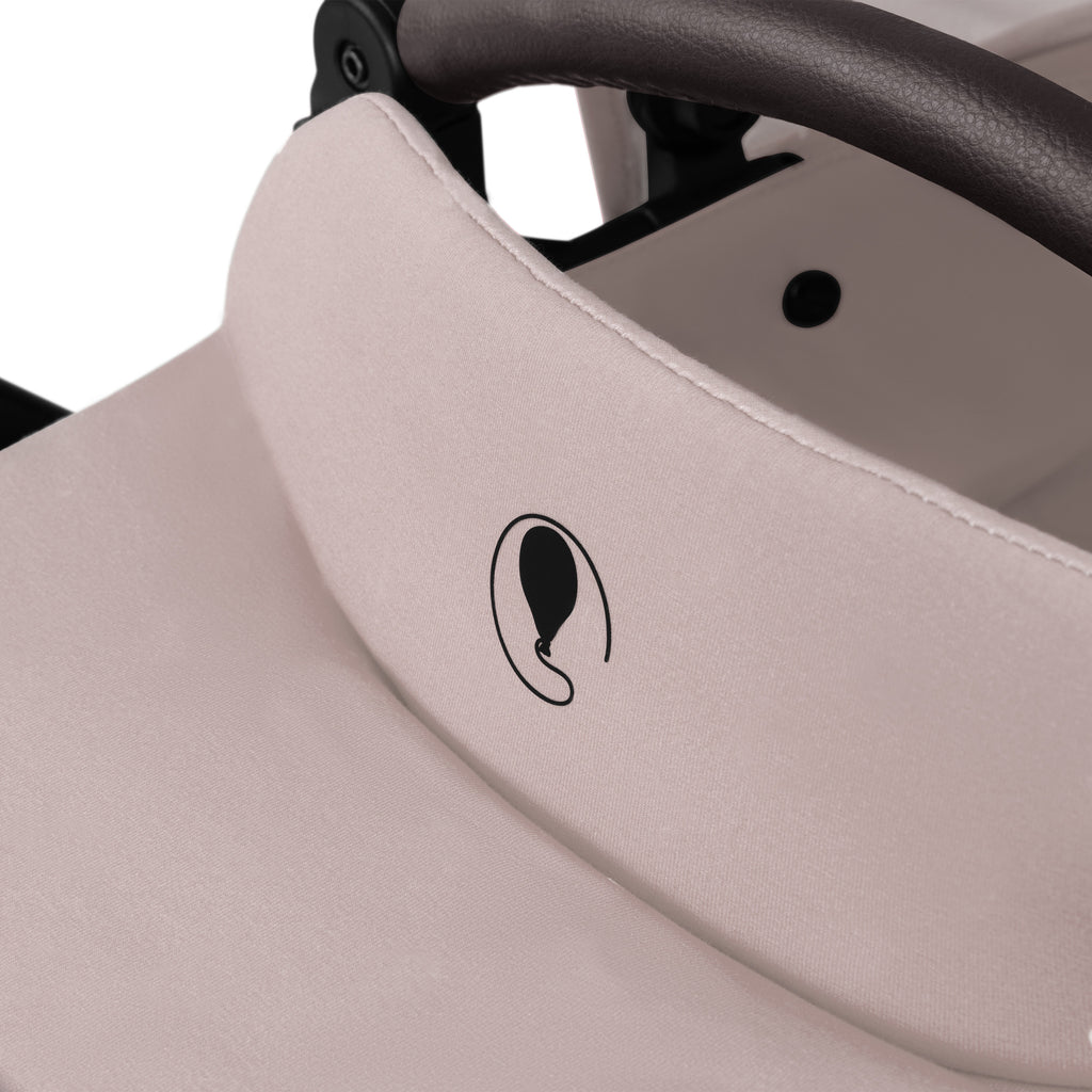 ABC Design Migno Dolls Pram - Berry