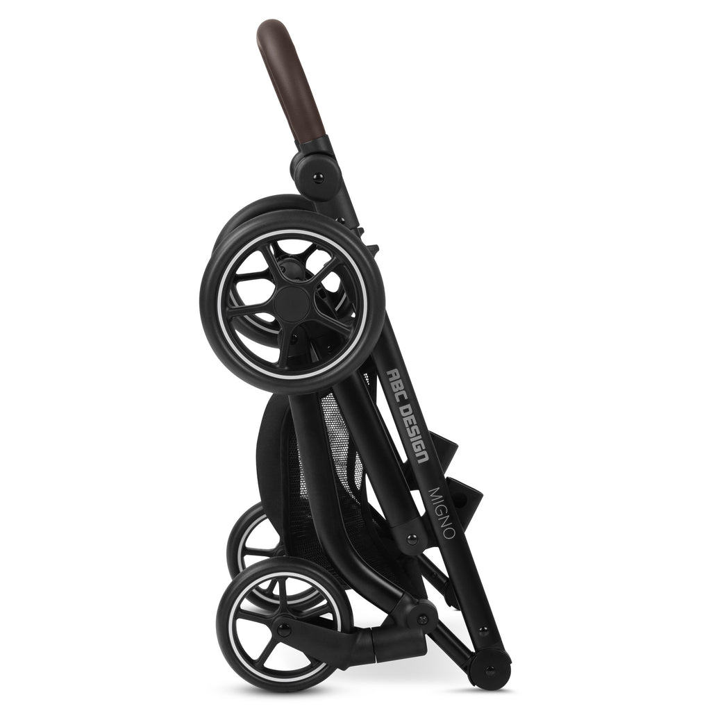 ABC Design Migno Dolls Pram - Berry