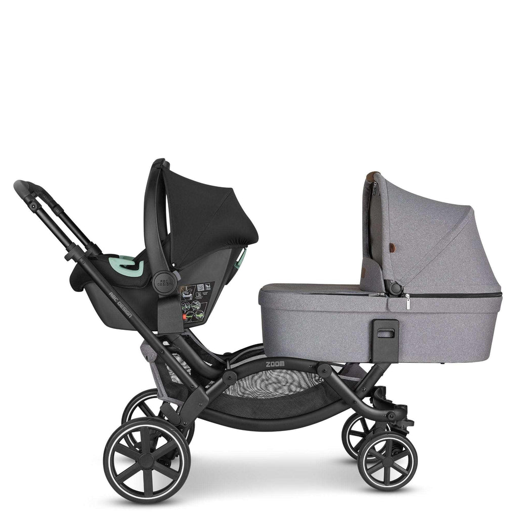 ABC Design Zoom Twin and Sibling Pram Bundle Option 1 - Chelsea Baby