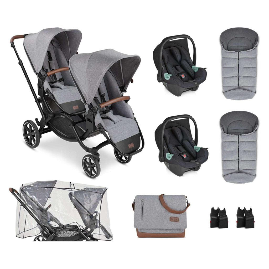 ABC Design Zoom Twin and Sibling Pram Bundle Option 2 - Chelsea Baby