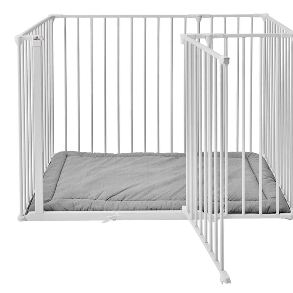Baby Dan Olaf Playpen Rectangle - White - Chelsea Baby