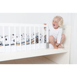 Baby Dan To Go Wooden Bedrail - White