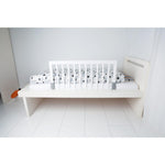 Baby Dan To Go Wooden Bedrail - White