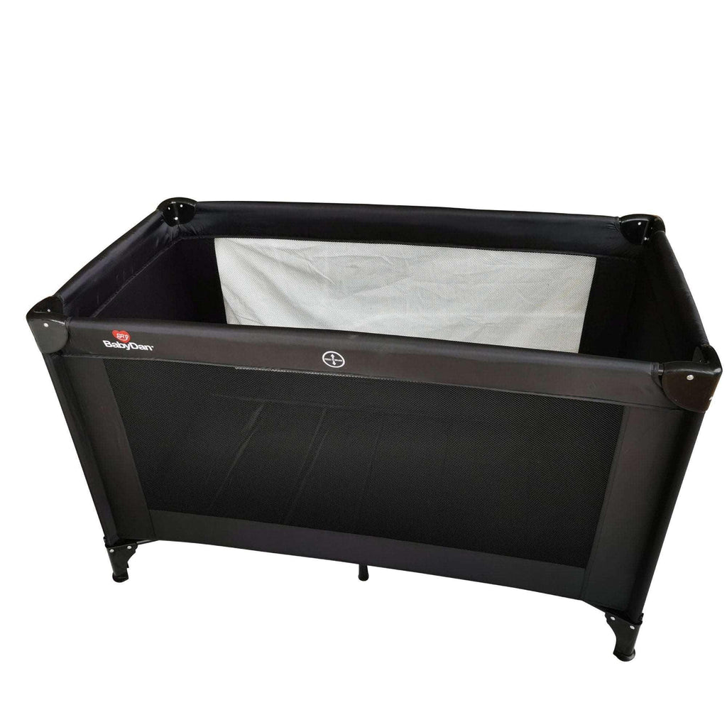 Baby Dan Travel Cot - Black - Chelsea Baby