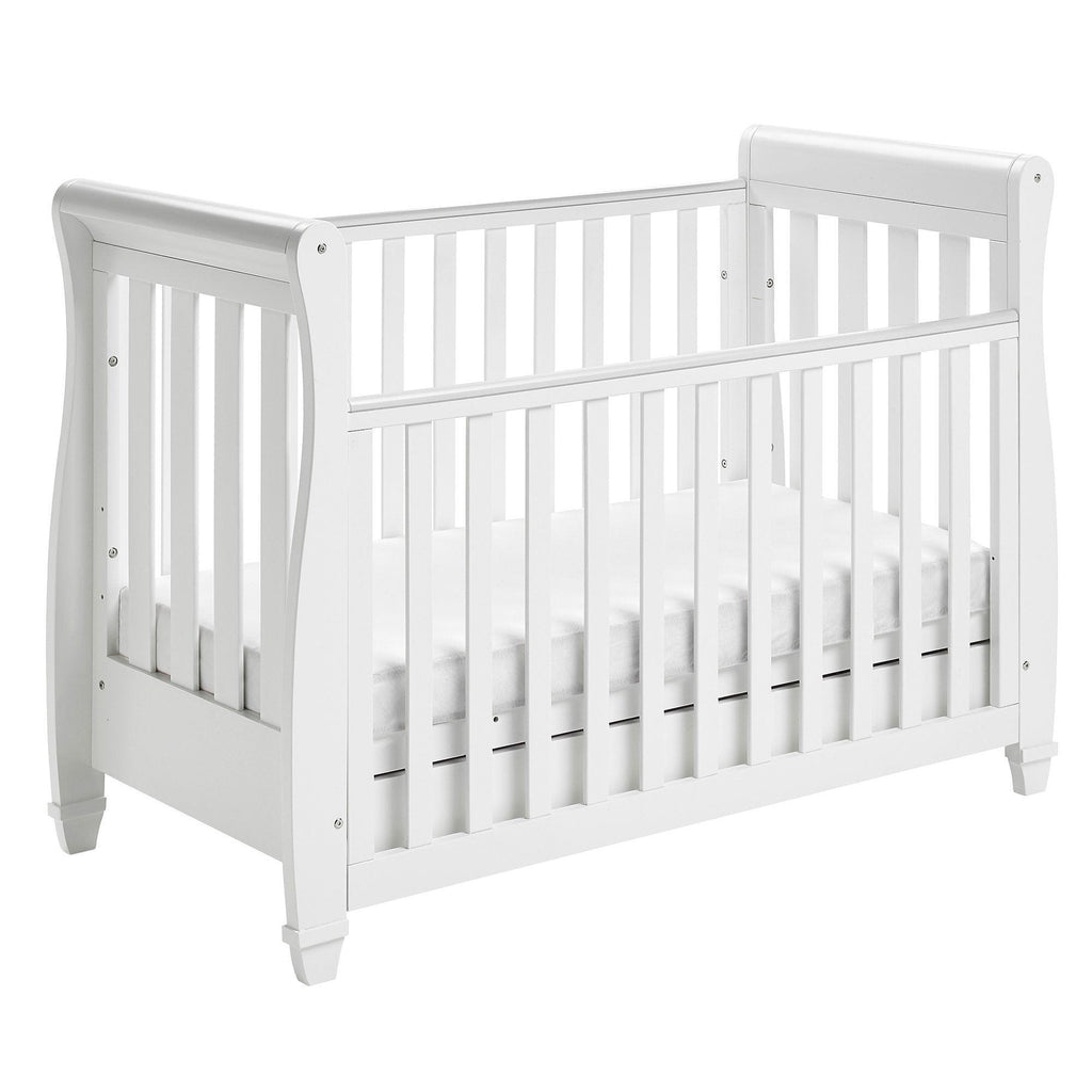 Babymore Eva Sleigh Cot Bed With Drawer - Chelsea Baby