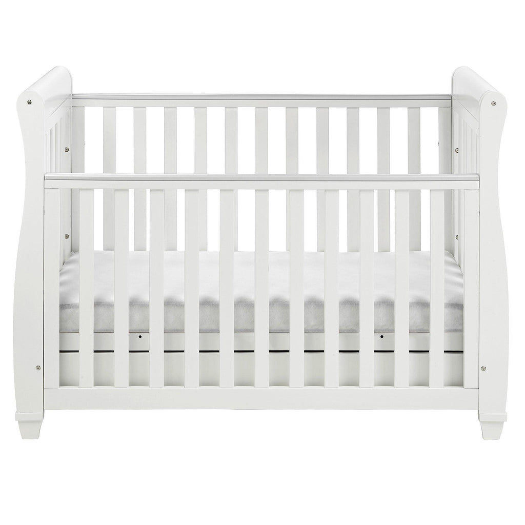 Babymore Eva Sleigh Cot Bed With Drawer - Chelsea Baby