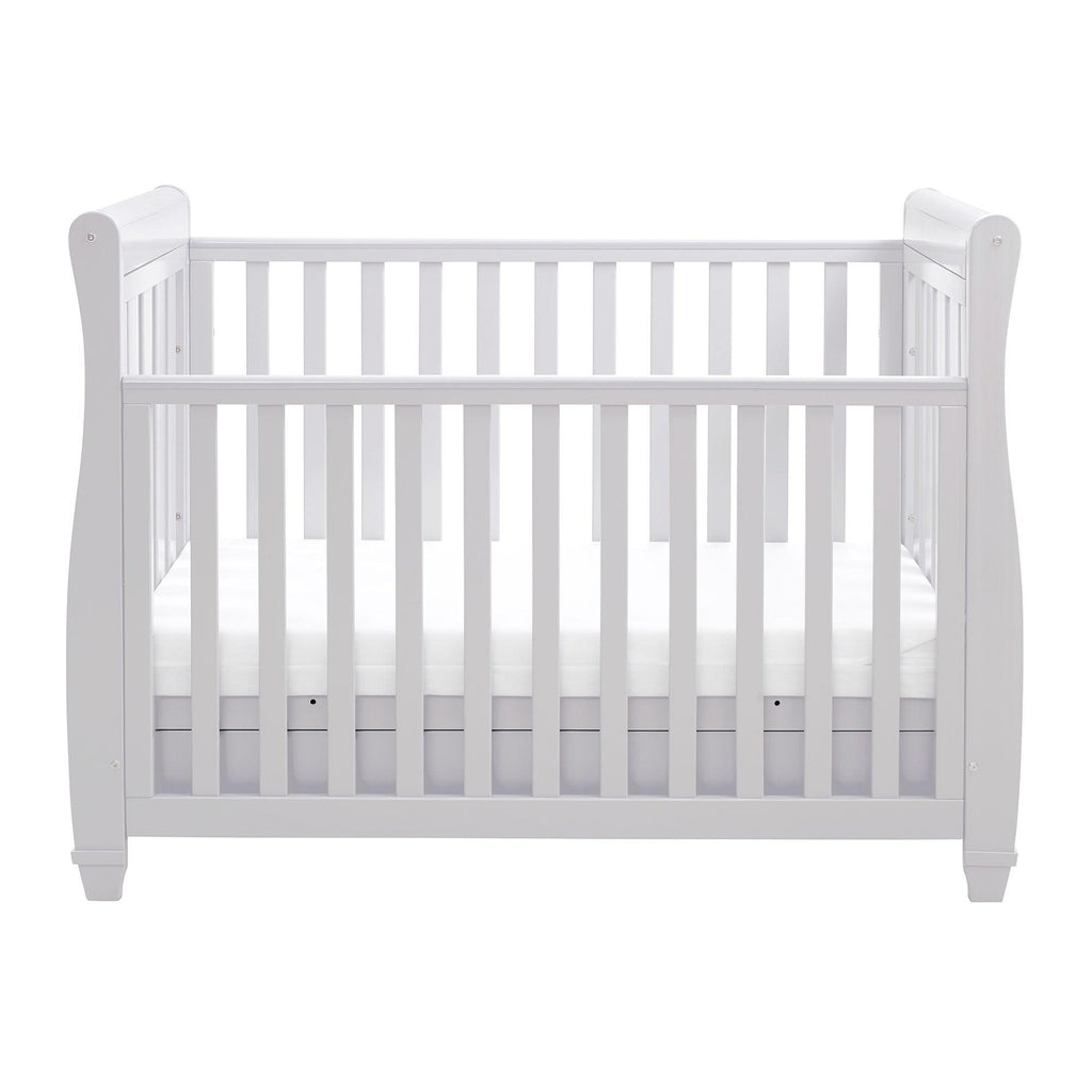 Babymore Eva Sleigh Cot Bed With Drawer - Chelsea Baby