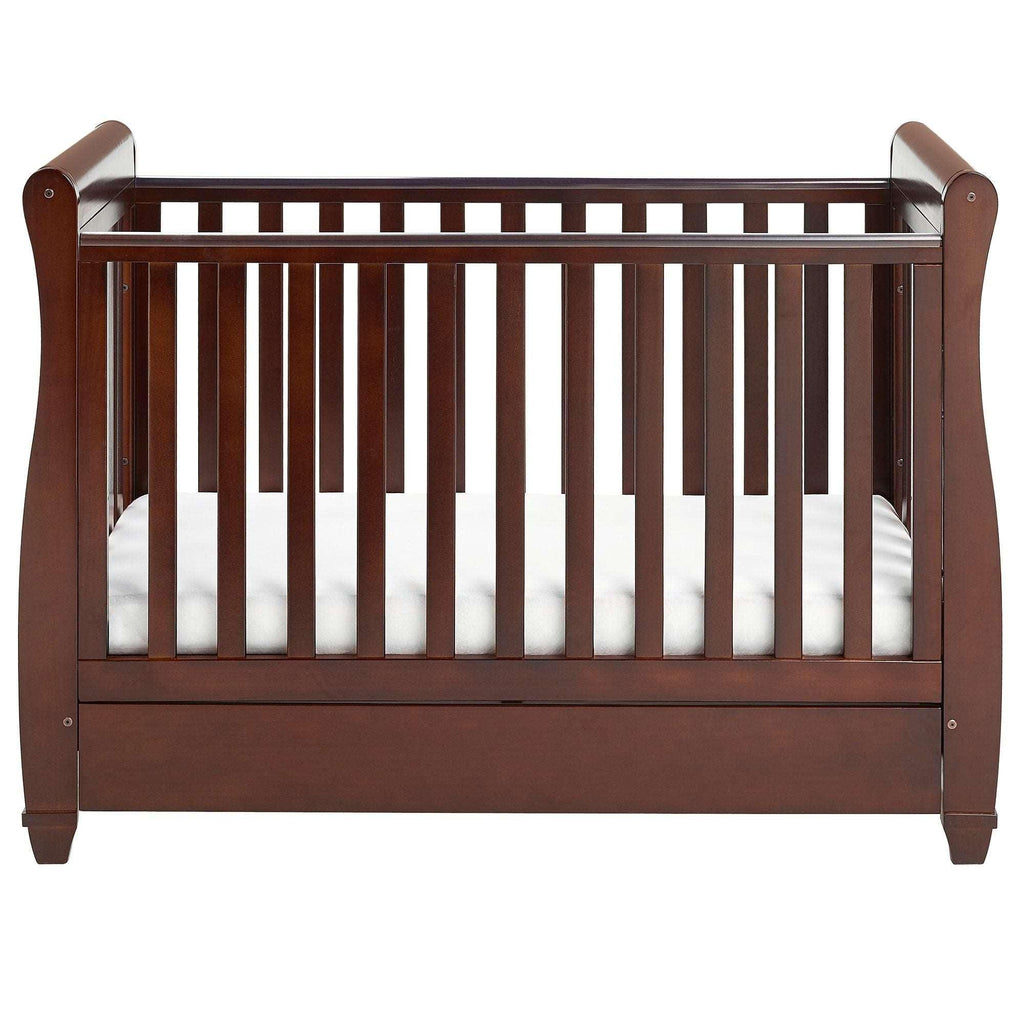 Babymore Eva Sleigh Cot Bed With Drawer - Chelsea Baby