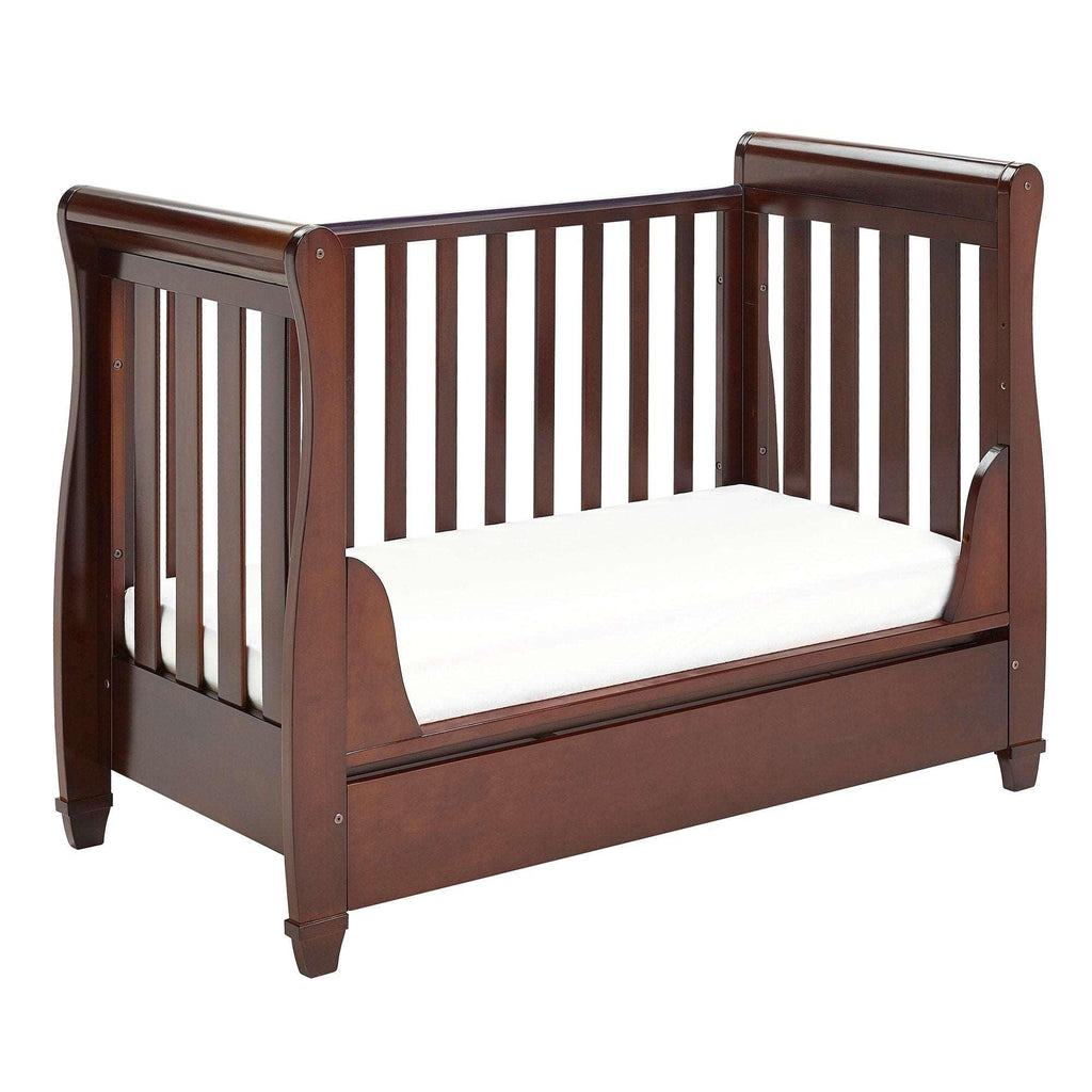 Babymore Eva Sleigh Cot Bed With Drawer - Chelsea Baby