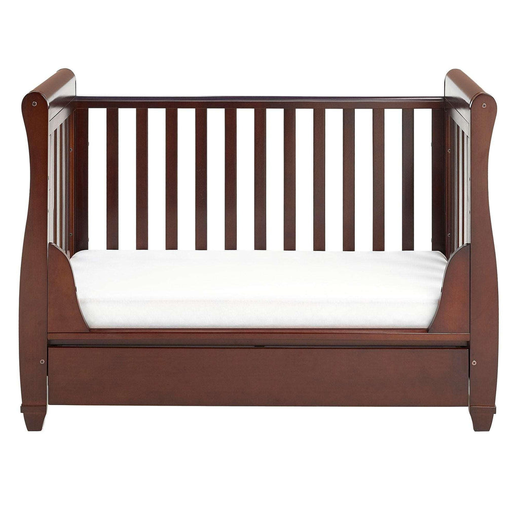 Babymore Eva Sleigh Cot Bed With Drawer - Chelsea Baby