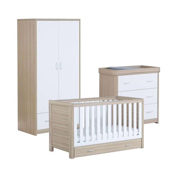 Babymore Luno 3 Piece Room Set with Drawer - Chelsea Baby