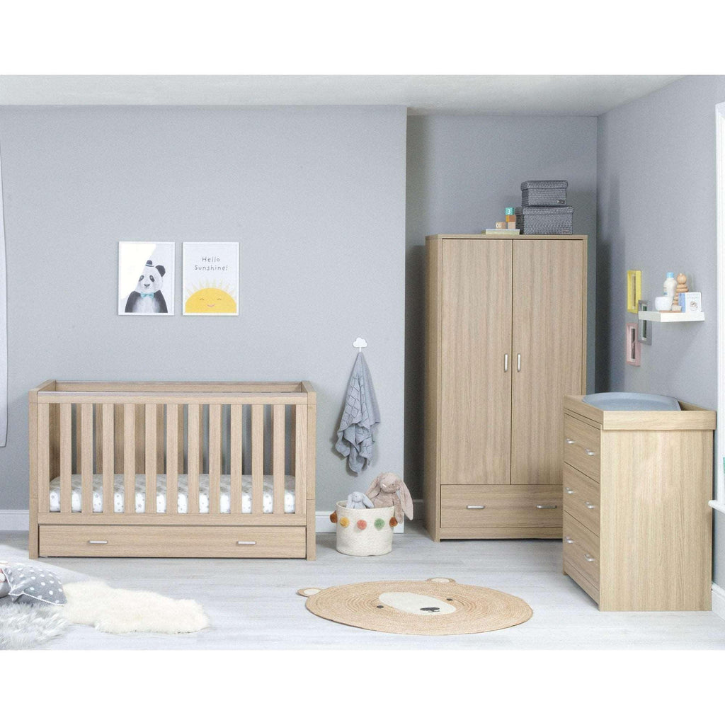 Babymore Luno 3 Piece Room Set with Drawer - Chelsea Baby