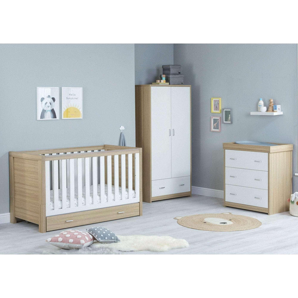 Babymore Luno 3 Piece Room Set with Drawer - Chelsea Baby