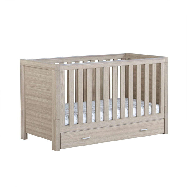 Babymore Luno Cot Bed With Drawer - Chelsea Baby