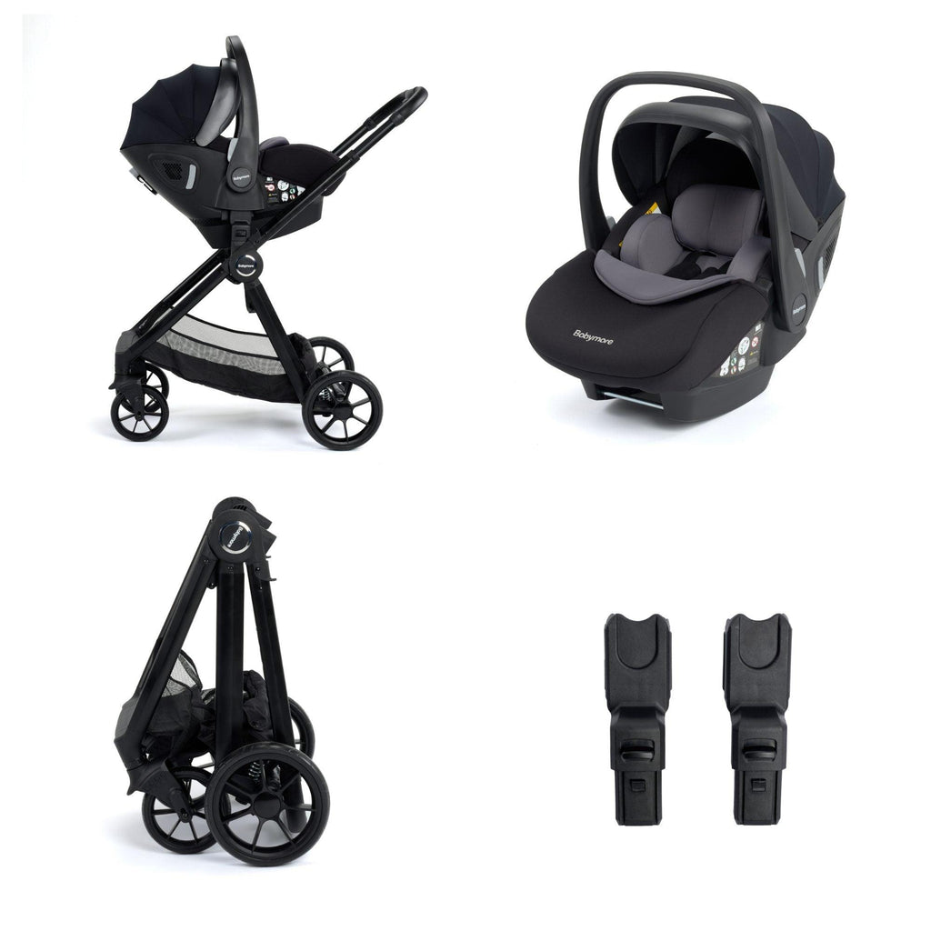 Babymore Mimi Travel System Pecan i-Size Car Seat with ISOFIX Base - Chelsea Baby
