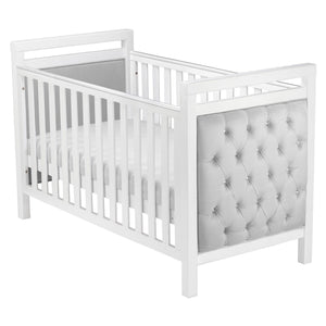 Babymore Velvet Deluxe Cot Bed - Chelsea Baby