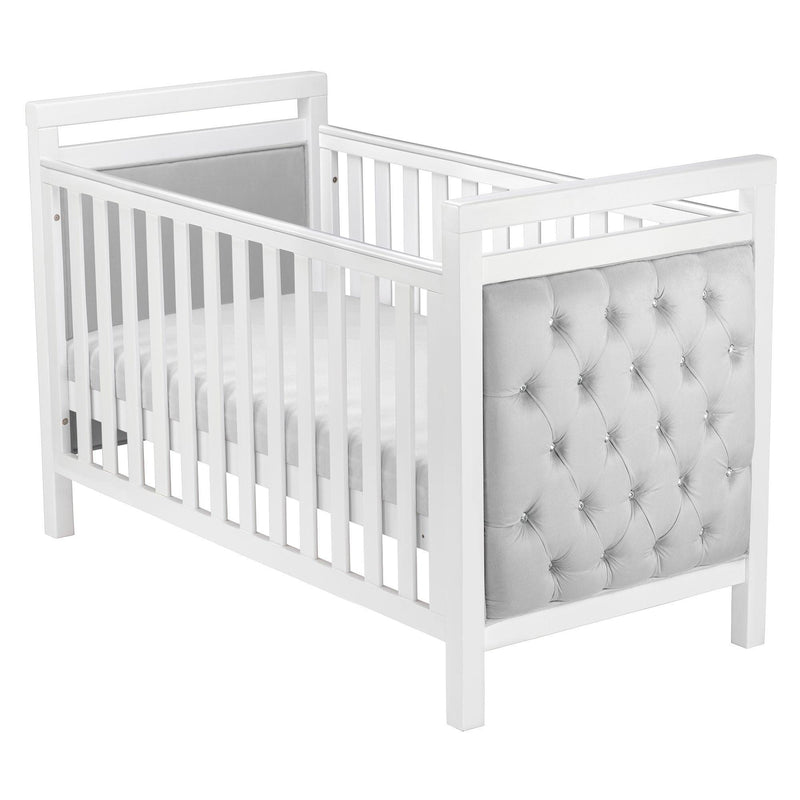 Babymore Velvet Deluxe Cot Bed