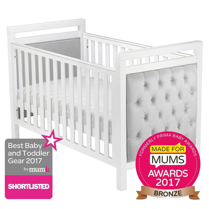 Babymore Velvet Deluxe Cot Bed