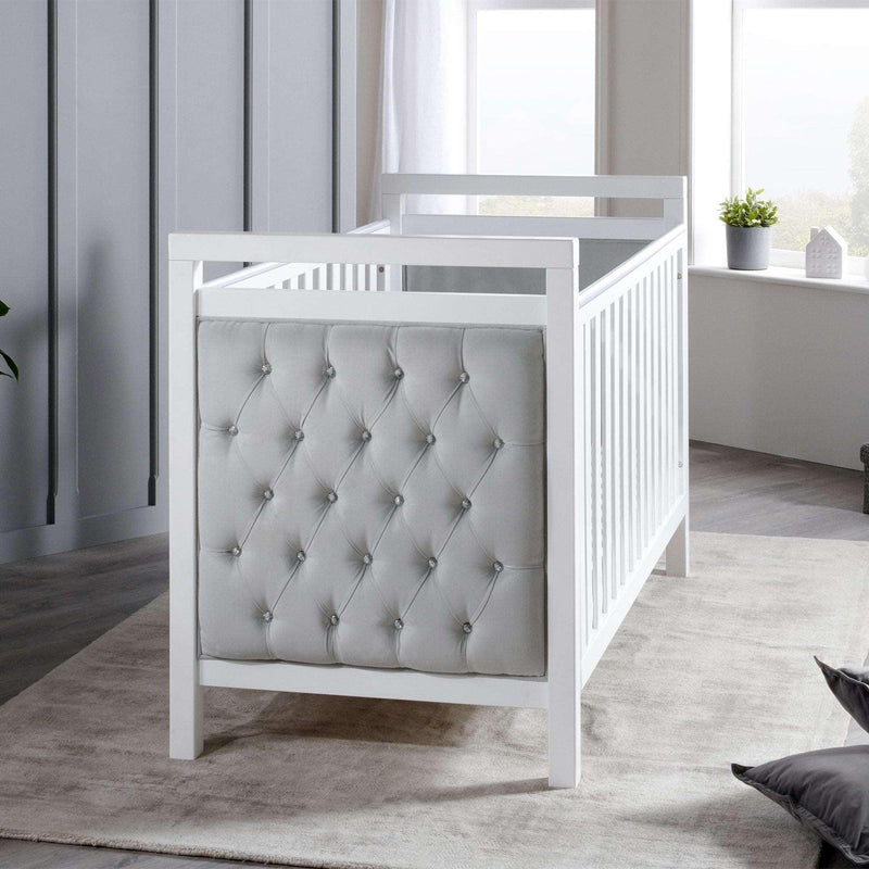 Babymore Velvet Deluxe Cot Bed