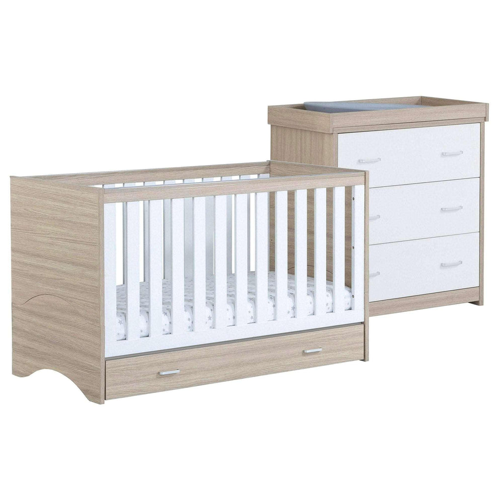 Babymore Veni 2 Piece Room Set with Drawer - Chelsea Baby