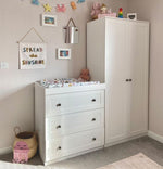 Silver Cross Bromley White Dresser