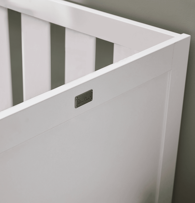Silver Cross Bromley White Convertible Cot Bed to Toddler Bed