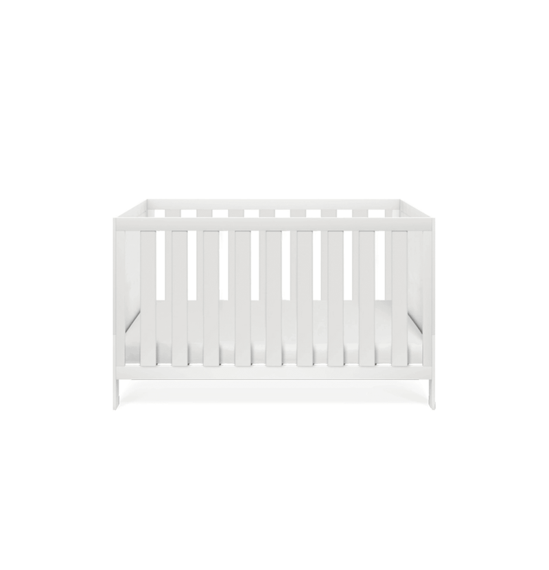 Silver Cross Bromley White Convertible Cot Bed to Toddler Bed