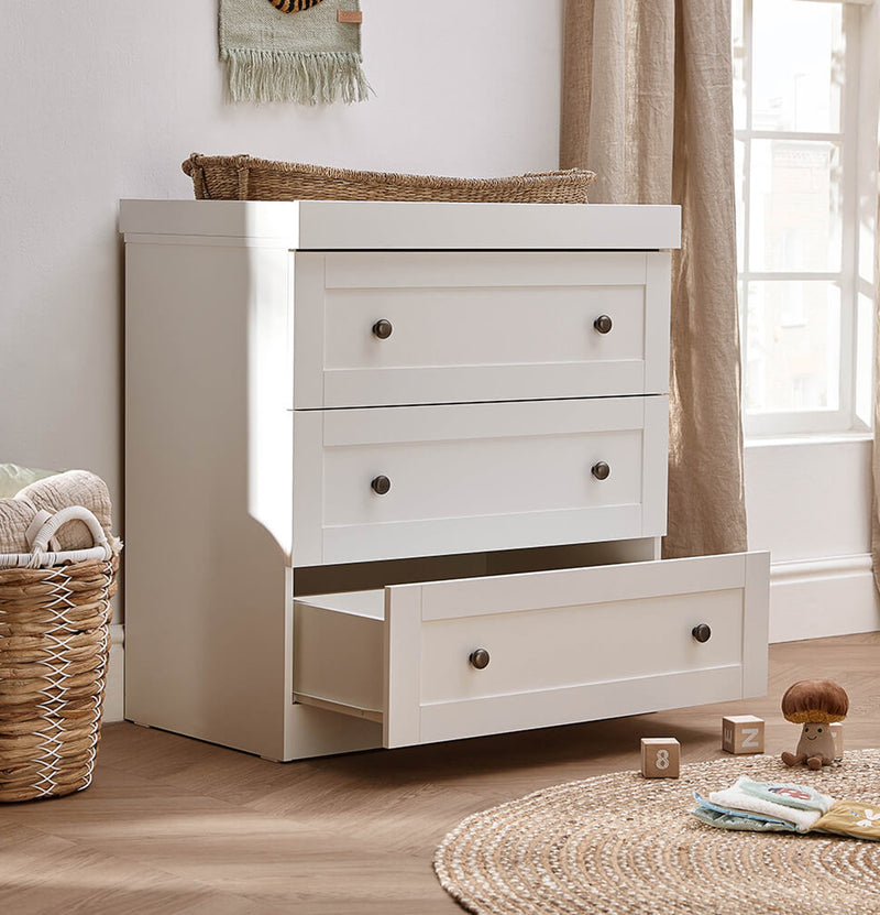 Silver Cross Bromley White Dresser