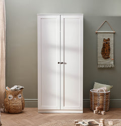 Silver Cross Bromley White Wardrobe
